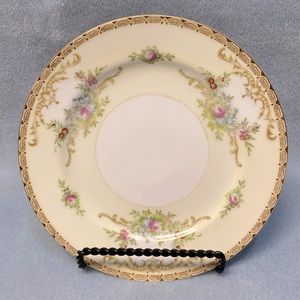 Meito Garland Floral Scroll in Cream Bread and Butter Plate